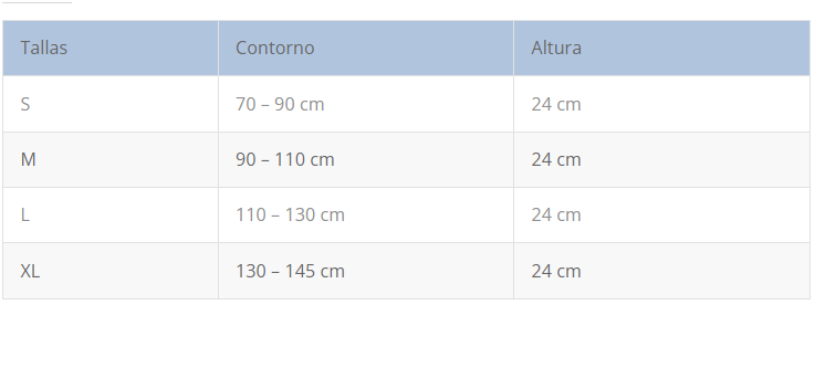 PRS603BG TAMANHOS